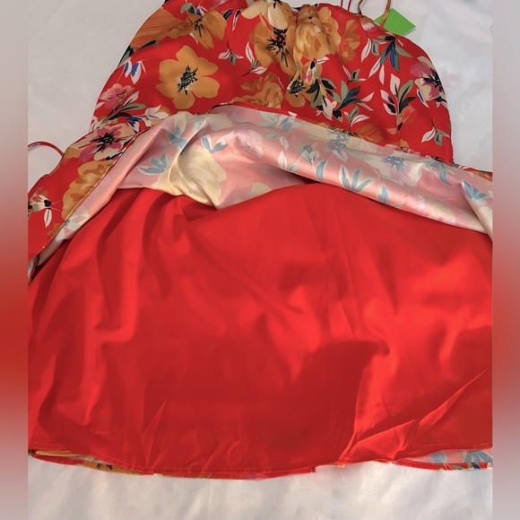 FINAL SALE!! NWT Sam Edelman Hibiscus Floral Trapeze Maxi Dress, Small! - Picture 8 of 10